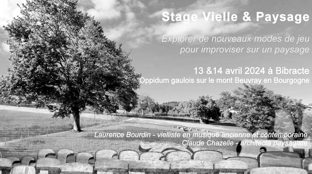 Affiche Stage Vielle & Paysage 2024