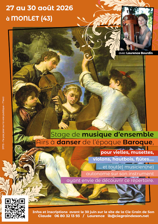 Affiche Stage Baroque 2026